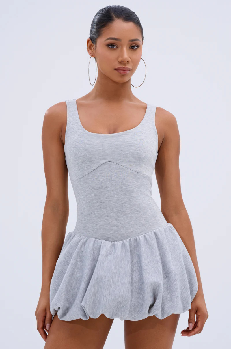 GINA FRENCH TERRY MINI DRESS | AKIRA