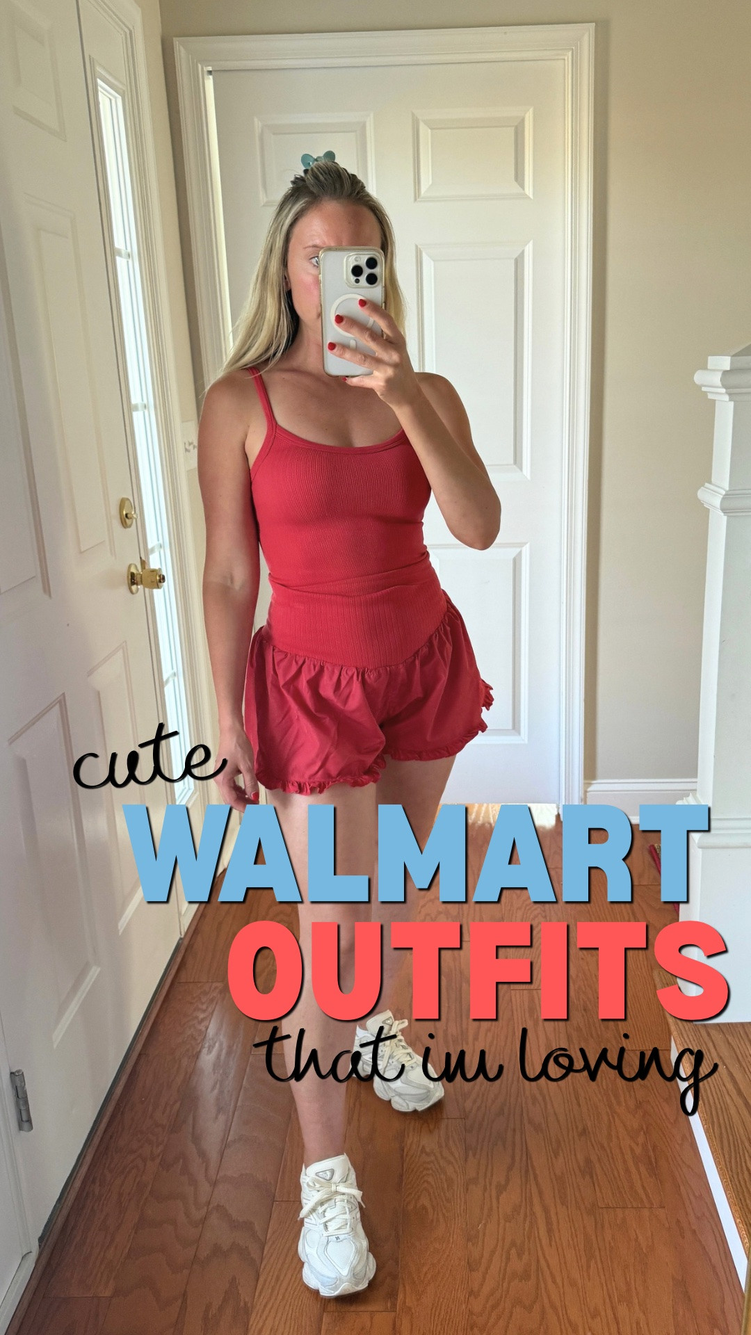 Mom of 3 • 5’4” • 140 lb
✨Just trying to feel good in clothes again. 

Walmart is truly ‘that girl’ when I say my whole wardrobe is now mostly from Walmart I am not kidding .  .

The red tank￼& shorts are both out of stock is both colors. I’ll keep checking when it’s back in stock and let you all know. 🫶🏻

Also, the no boundaries pants that I’m wearing both are out of stock, but I tagged similar ones below and they are all the same fit.

#LTKdayinmylife #LTKootd #LTKmomlife