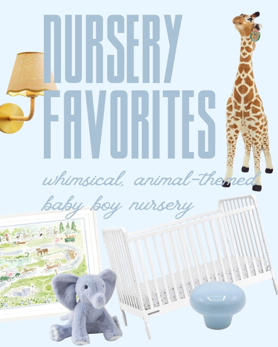 Whimsical baby boy nursery budget friendly finds and more 🩵

#LTKKids #LTKBaby #LTKHome