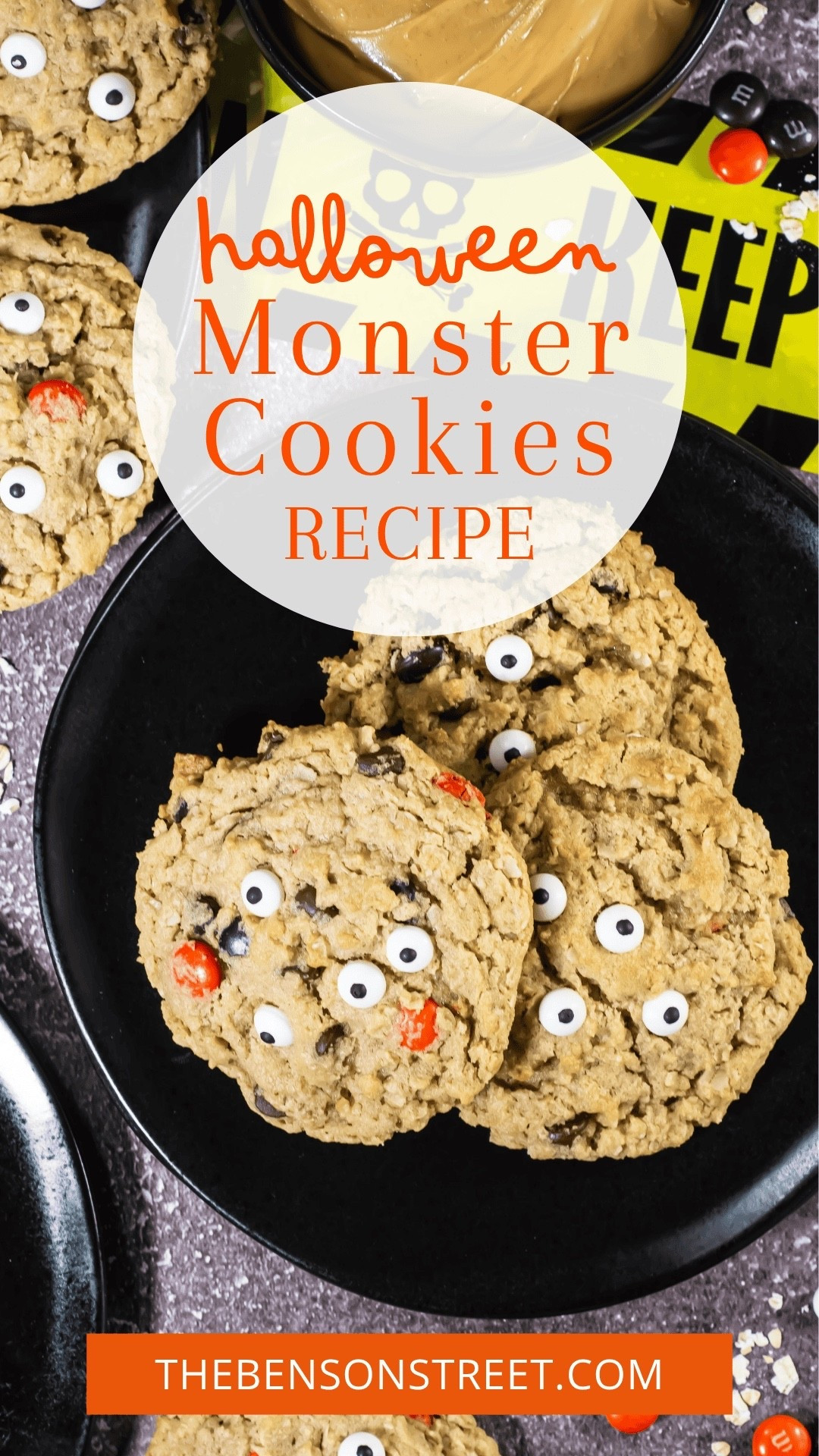 These are delicious and easy!!  You need Halloween M&M’s plus eyeball sprinkles!

Recipe here: https://www.thebensonstreet.com/halloween-monster-cookies/

#LTKSeasonal #LTKFamily #LTKHalloween