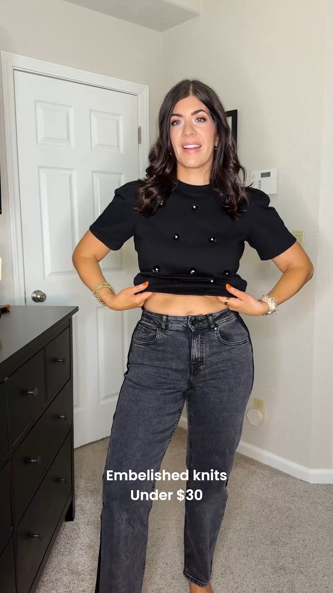 Under $30!
In a medium in all sweaters and 8 in jeans 
Medium sweatpants 


@walmartstyle #walmartpartner

#LTKFindsUnder50 #LTKTall #LTKMidsize