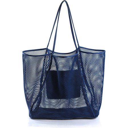 Mesh Beach Tote Womens Shoulder Handbag | Walmart (US)