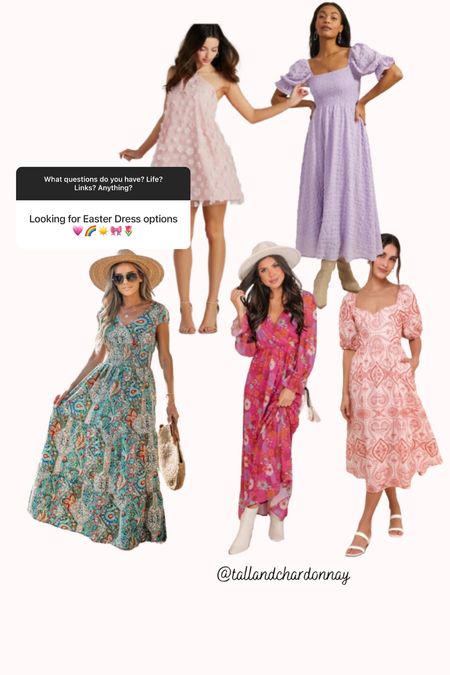 Easter dresses 

#LTKfindsunder100 #LTKSeasonal #LTKstyletip