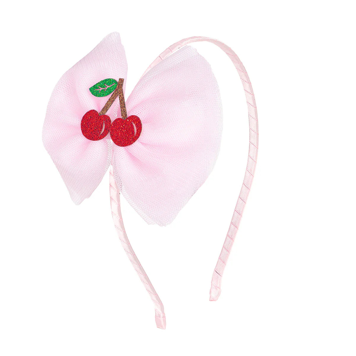 Cherry Tulle Bow Headband | Sweet Wink