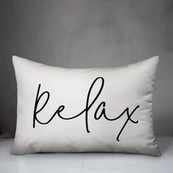 Mcgee Relax Thin Outdoor Rectangular Pillow Cover & Insert | Wayfair North America