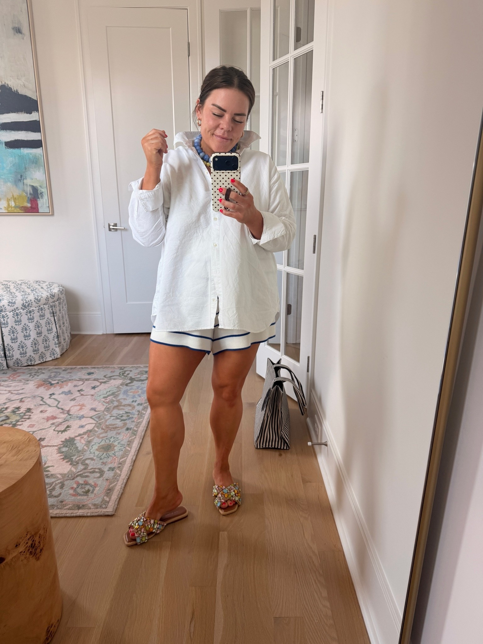 Perfect summer white button down