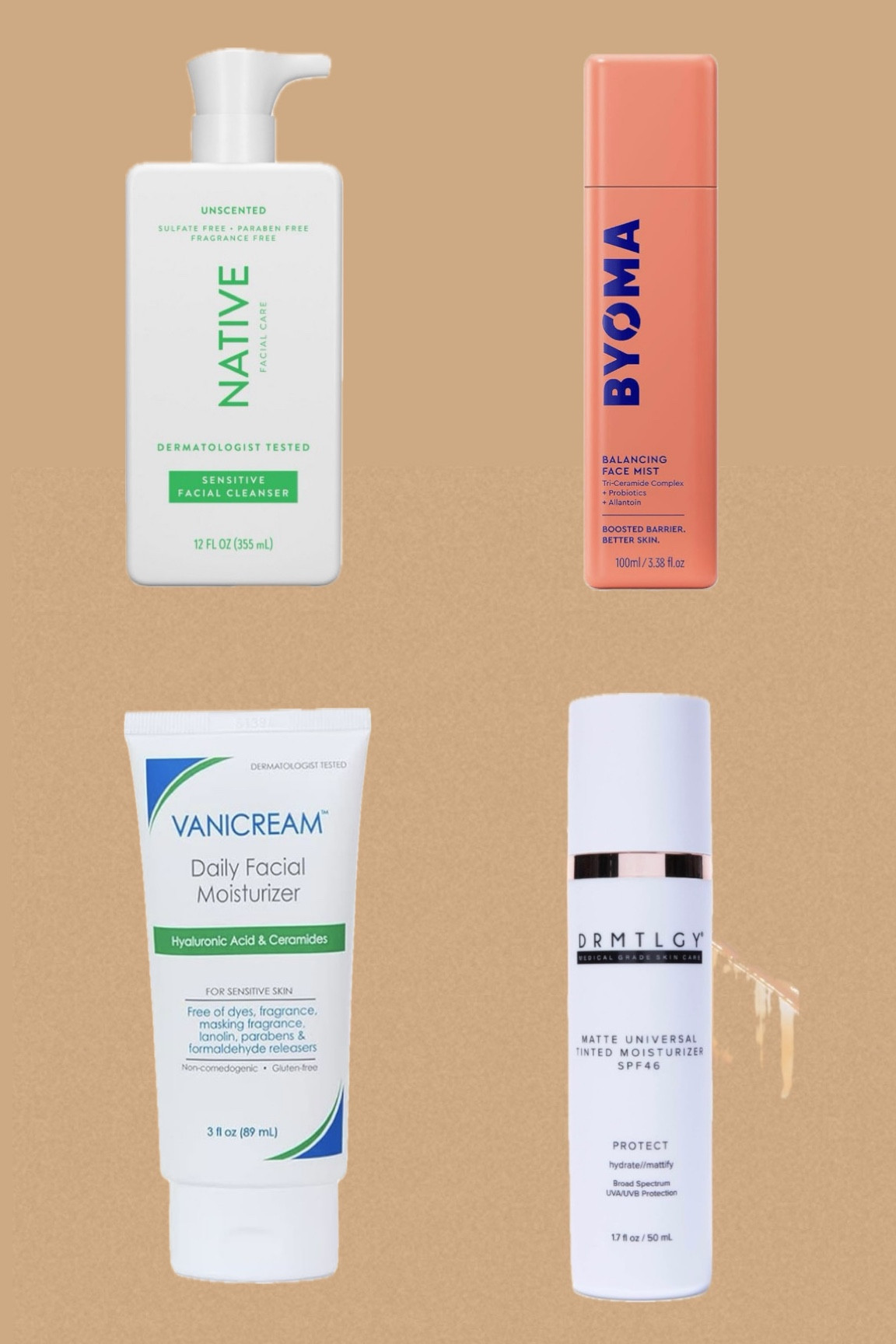 My current [AM Skin Routine] 
:
Gentle Cleanse
Tone (spray)
Moisturize 
SPF - in this case tinted 
* sensitive skin approved * 

#LTKBeauty #LTKSeasonal