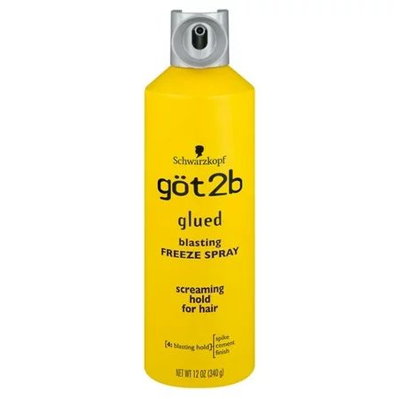 Schwarzkopf Got2b Glued Blasting Freeze Hair Spray 12 Oz | Walmart (US)
