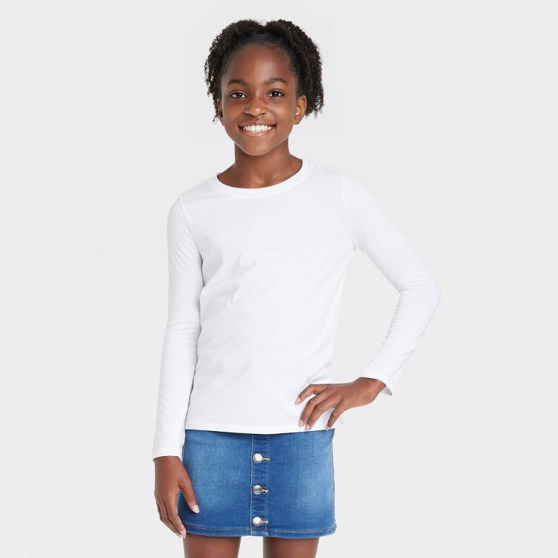 Girls' Long Sleeve T-Shirt - Cat & Jack™ | Target
