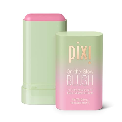 Pixi On-the-Glow Blush - CheekTone, pH Reactive Hydrating Tinted Moisture Blush Stick with Ginseng, Aloe Vera & Fruit Extracts, For Cheeks & Lips, 19g / 0.6oz, Paraben-Free | Amazon (US)