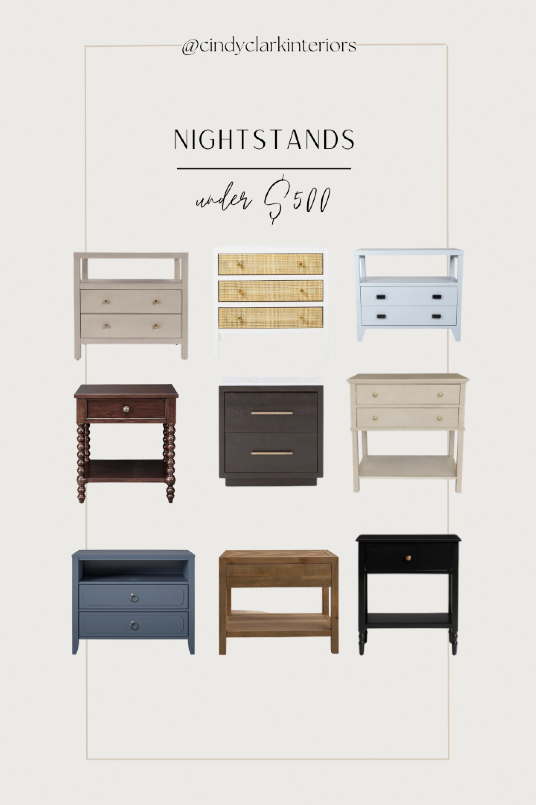 Nightstands under $500. The top left is what I got for my daughter’s room makeover! Obsessed! 

#LTKFind #LTKsalealert #LTKhome