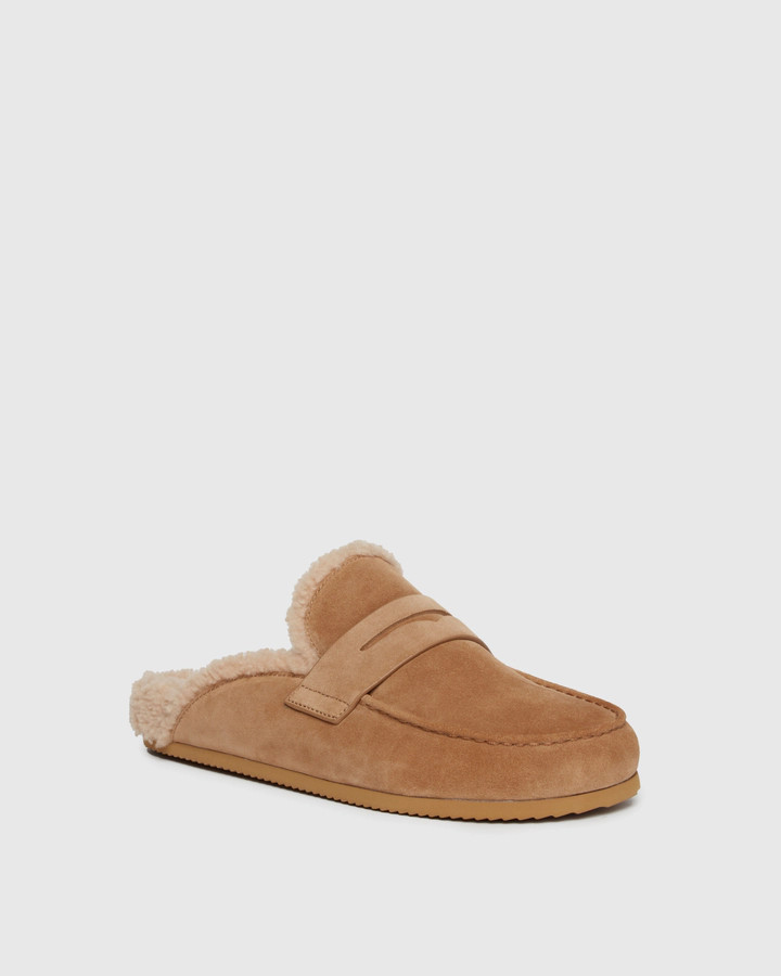 Wynn Shearling Flat | Paige