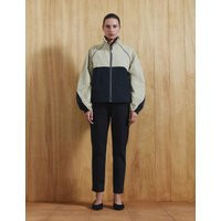 M&S Contrast Piped Funnel Neck Windbreaker Jacket Multi | Marks & Spencer (UK)