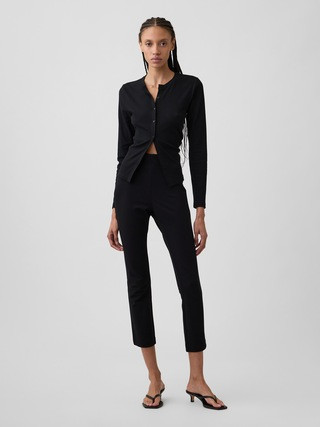 High Rise Ponte Capris | Gap Factory