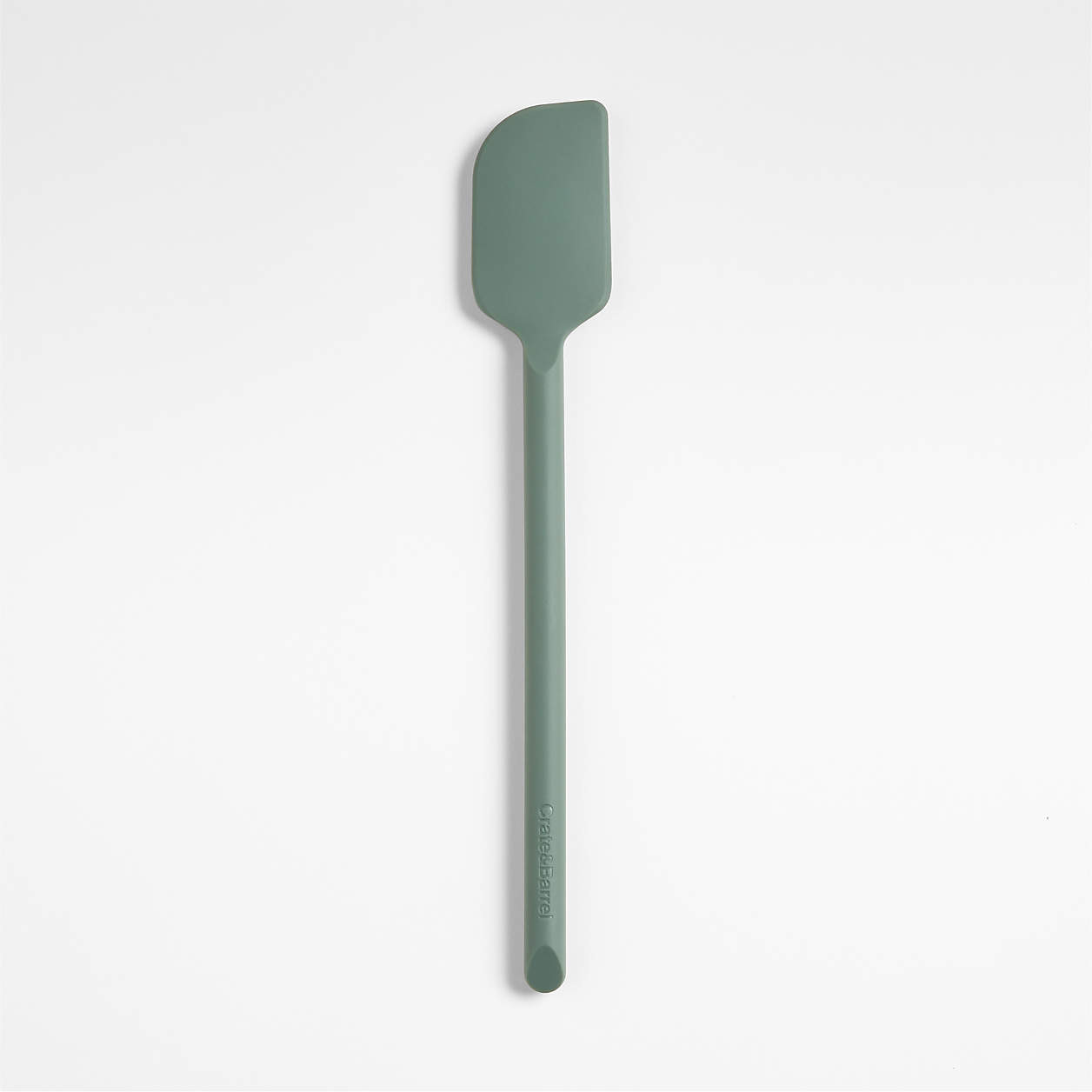 Crate & Barrel Thyme Green Silicone Scraper Spatula + Reviews | Crate & Barrel | Crate & Barrel