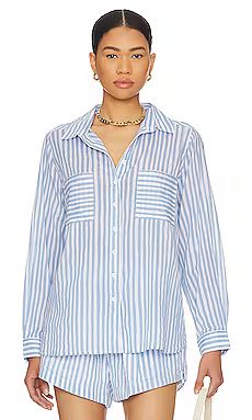 Seafolly Beach Shirt in Powder Blue from Revolve.com | Revolve Clothing (Global)