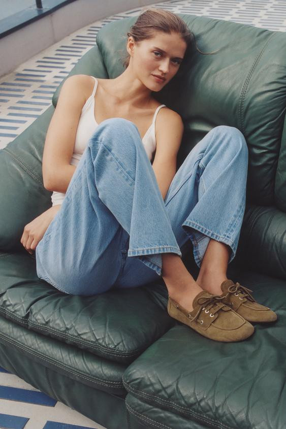 SUEDE NAUTICAL LOAFERS | Zara Canada
