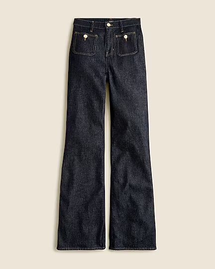 Sailor denim trouser in Rinse wash | J. Crew US