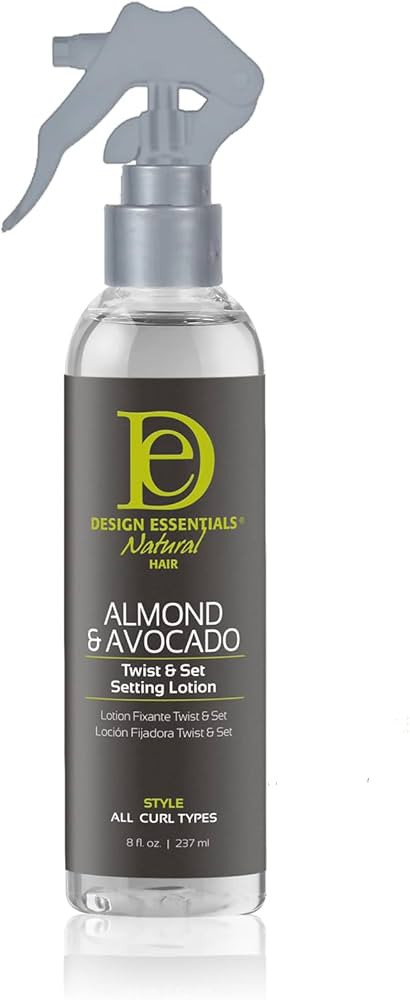 Design Essentials Natural Twist and Set Setting Lotion, 8 Fl Oz, 8 Ounces | Amazon (US)