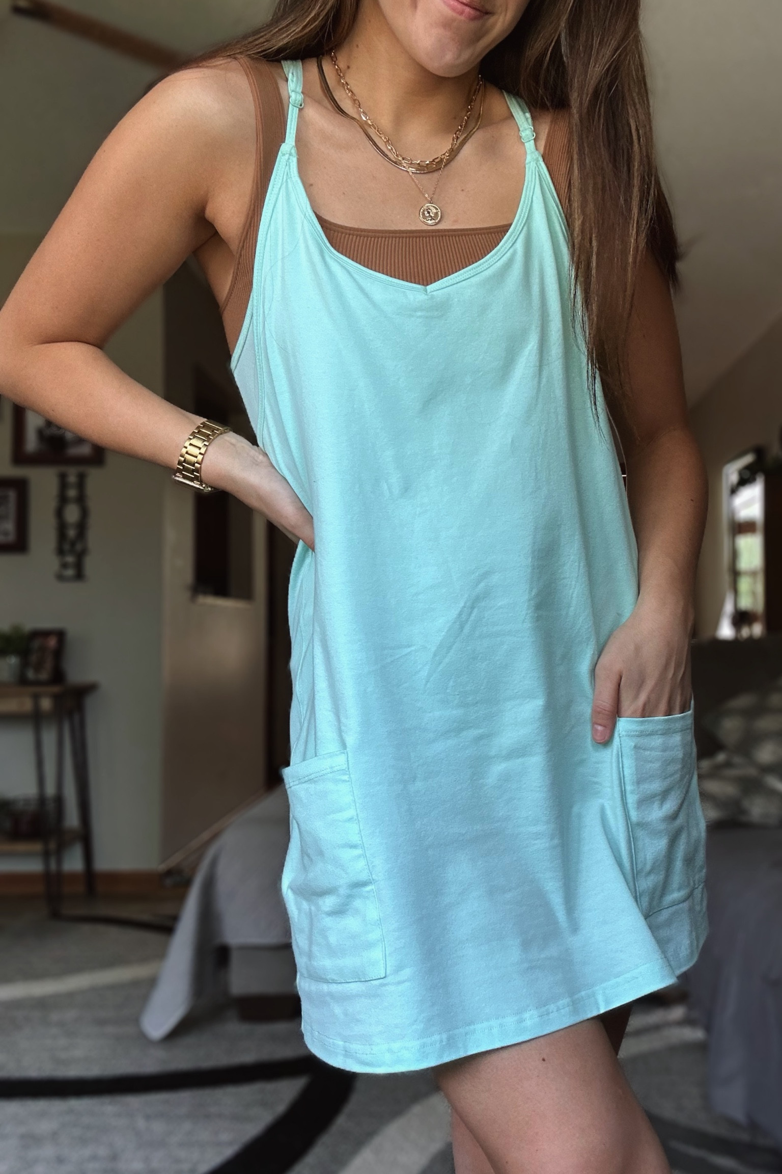 Free People DUPE from Amazon - it’s worth all the hype!! I’m obsessed. 

This is the mint I have on, also ordered purple, navy, and my other fav watermelon red! Adjustable straps, attached onesie underneath, super soft material. Great quality! Absolutely LOVE!!!!!

Accessories linked! 

#LTKxPrimeDay #LTKFind #LTKU