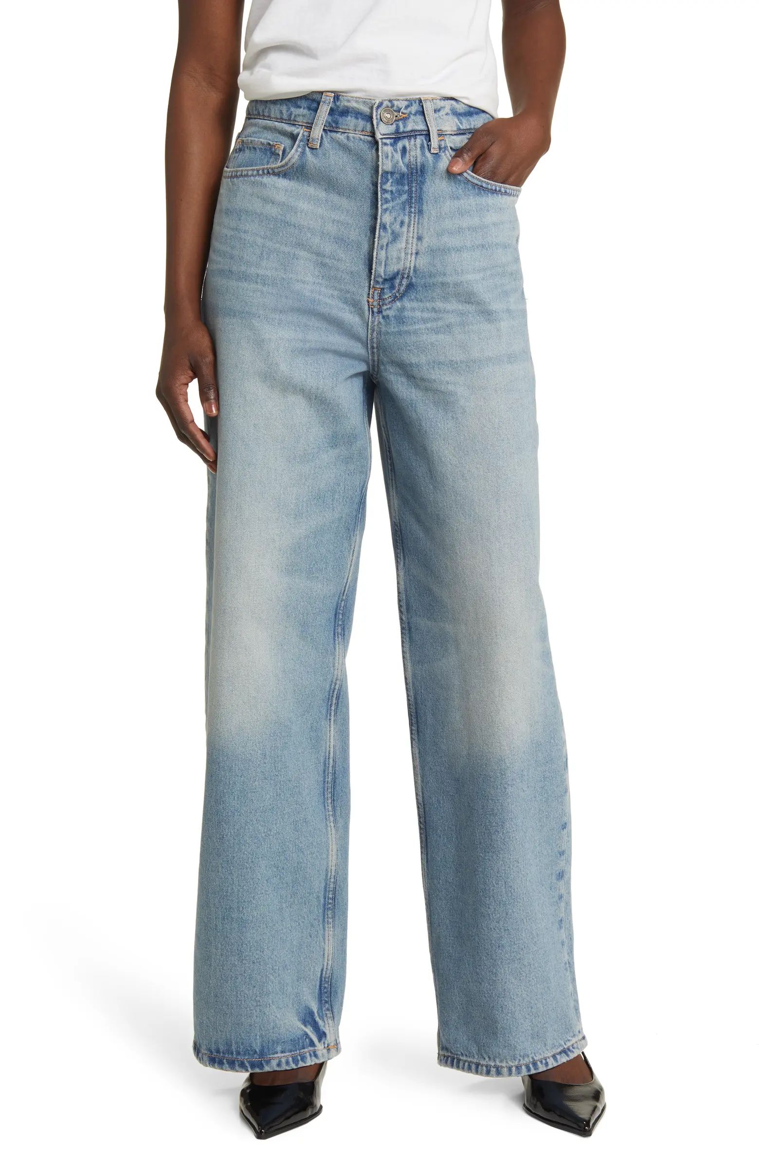 MANGO Wide Leg Jeans | Nordstrom | Nordstrom