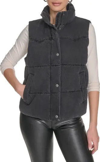 Levi's® Western Denim Puffer Vest | Nordstrom | Nordstrom