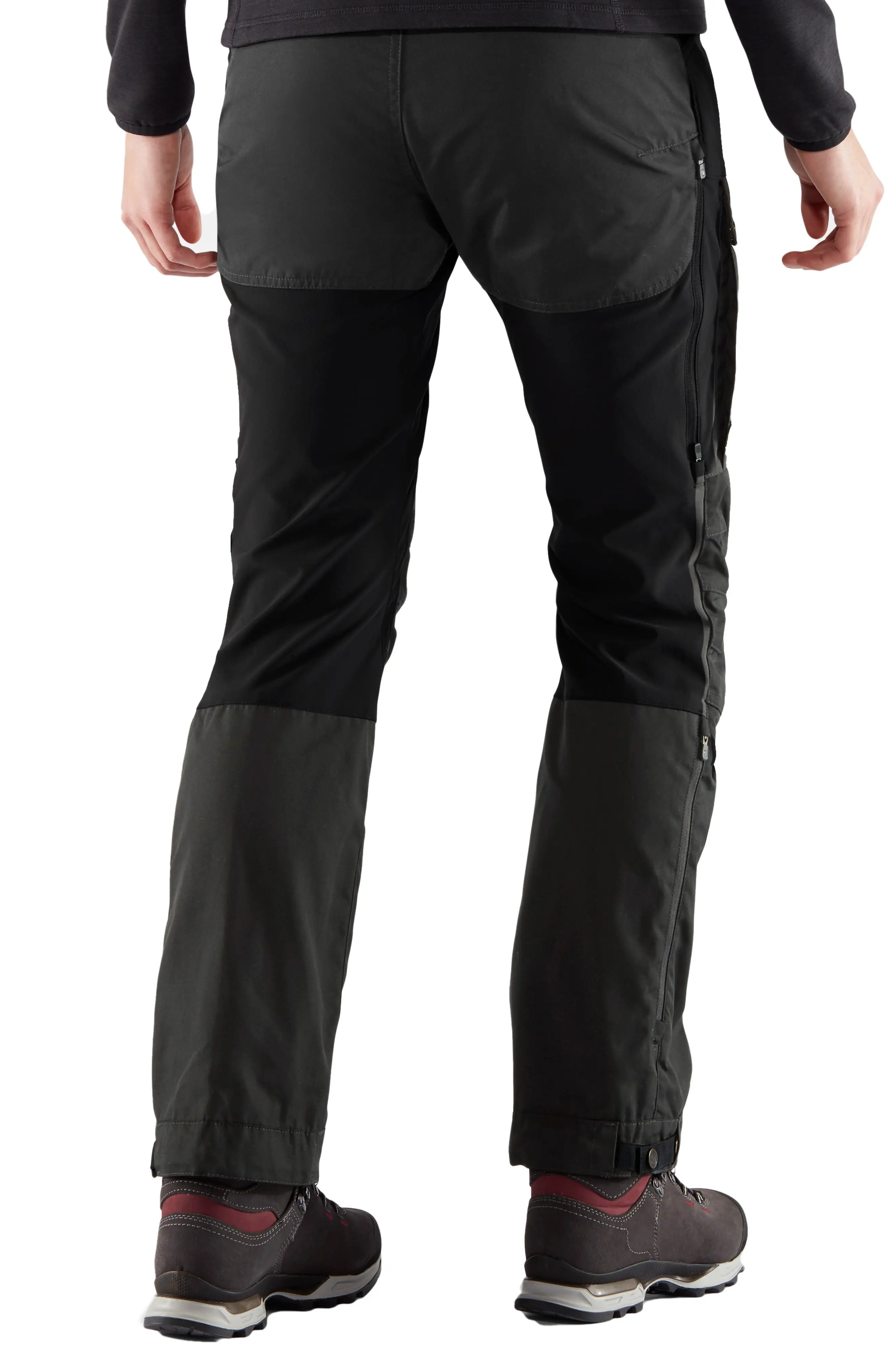 Fjallraven Women's Keb Curved Fit Trousers in Black at Nordstrom, Size 6 | Nordstrom