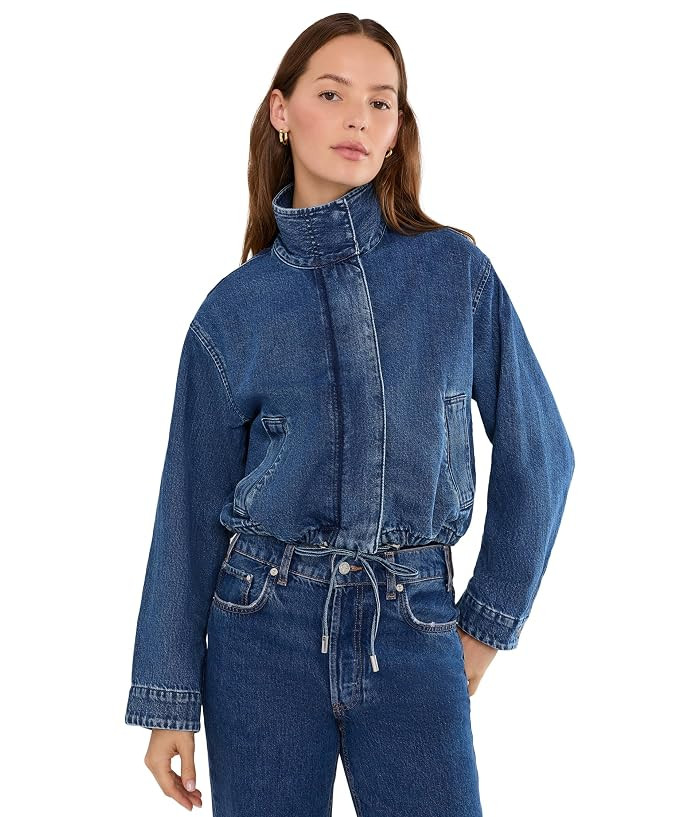 Denim Crop Field Jacket | Zappos.com
