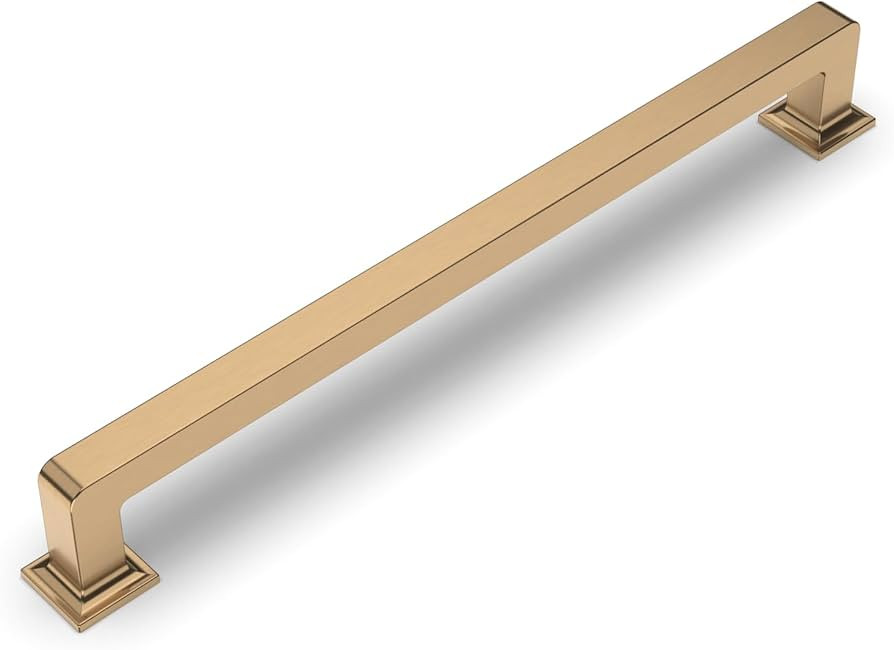 Amerdeco 6 Pack Champagne Bronze Cabinet Pulls 10 Inch Hole Centers Kitchen Cabinet Handles Cabin... | Amazon (US)