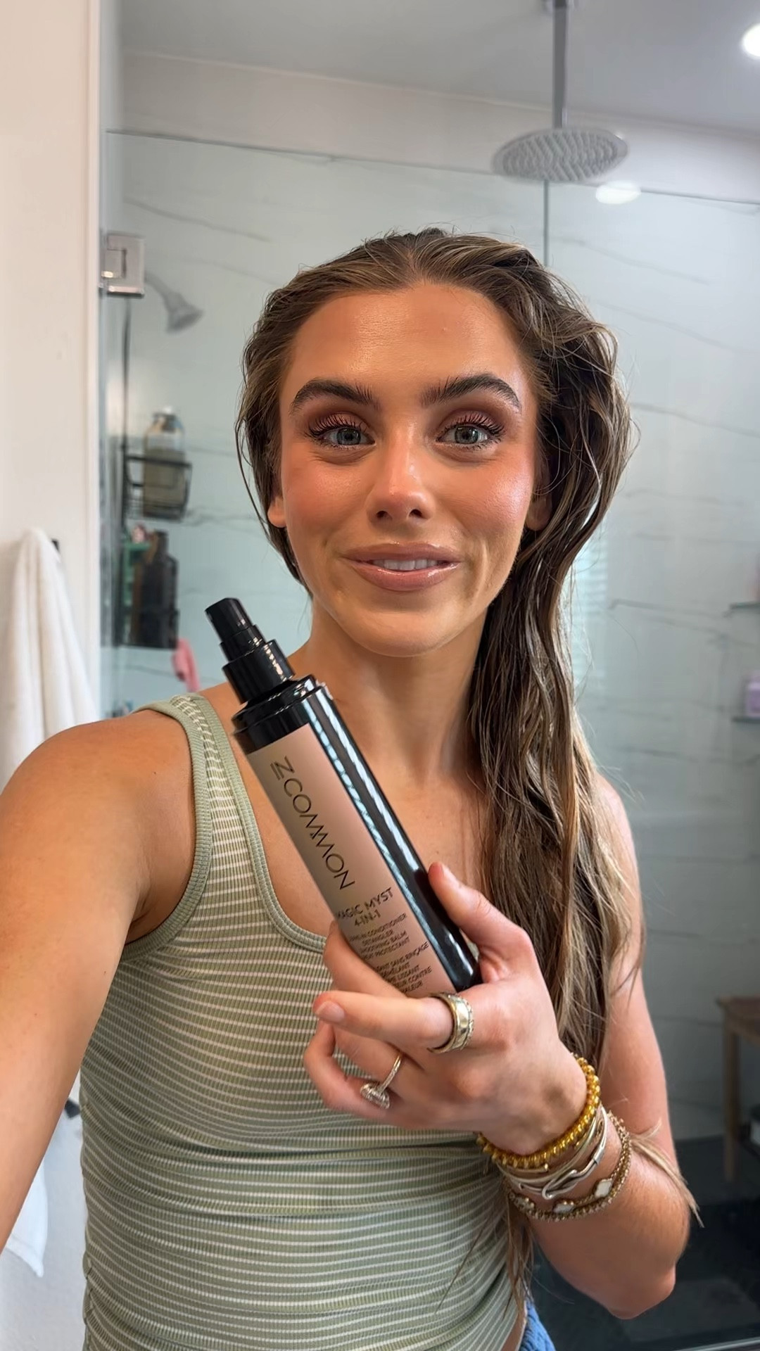 My code is SLOANE! Just a few spritzes on wet or dry hair act as: 

1) Leave-In Conditioner: Silk Protein + Avocado Oil repair weakened hair fibers from within, while a vitamin-rich infusion strengthens hair + mends split ends.

2) Detangler: Seals + smooths cuticles, allowing for snag-free combing + brushing.

3) Anti-Frizz Smoothing Balm: Hyaluronic Acid Time-Release Moisture Technology provides all-day hydration to calm frizz, static + flyaways, while locking in shape + shine.

4) Heat Protectant: Creates a protective barrier around the sealed cuticle to combat damage caused by heat styling, harmful UVA/UVB rays + high-mineral-content waters. @incommonbeauty

#LTKgrwm #LTKselfcare #LTKBeauty