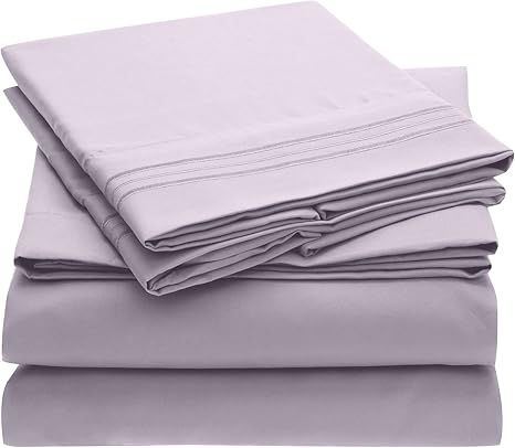 Mellanni Queen Sheet Set - Iconic Collection Bedding Sheets & Pillowcases - Luxury, Extra Soft, C... | Amazon (US)