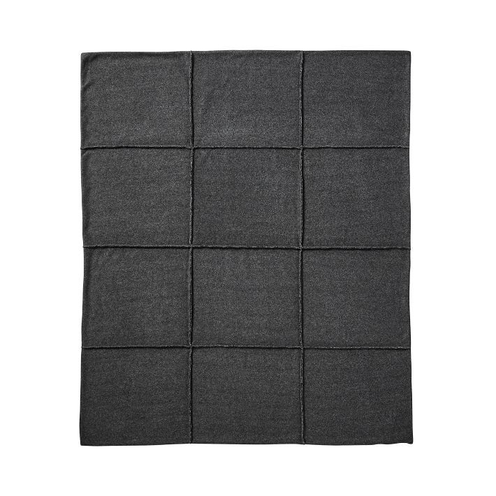 Sweatshirt Patched Throw | Pottery Barn Teen