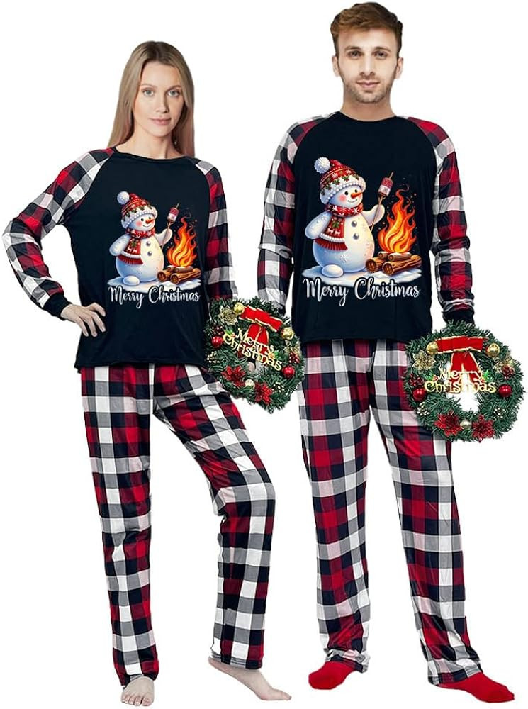 Have A Jolly Christmas Plus Size Christmas Matching Pajamas Set | Amazon (US)