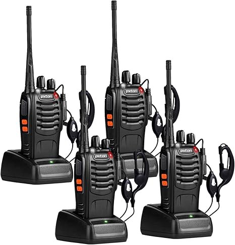 pxton Walkie Talkies Long Range for Adults with Earpieces,16 Channel Walky Talky Rechargeable Han... | Amazon (US)