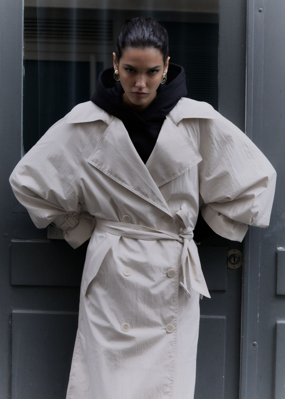 Crinkle-Effect Trench Coat | & Other Stories (EU + UK)