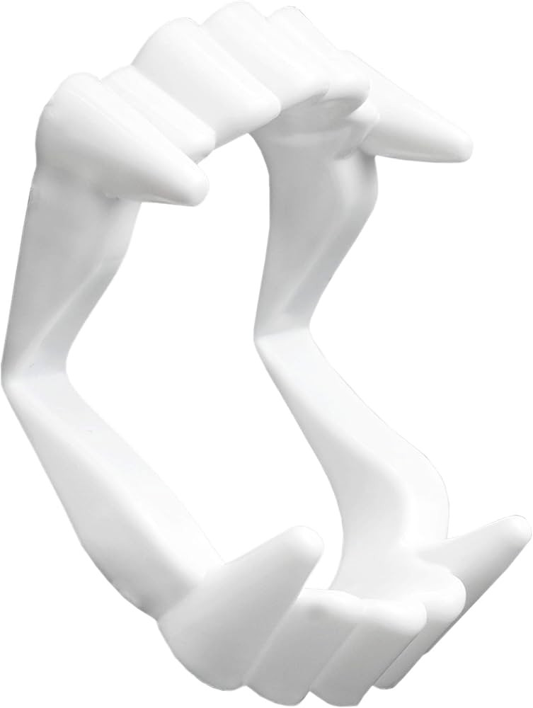 Skeleteen White Sharp Vampire Fangs - Dracula Monster Teeth for Party Favors and Supplies - 12 Pa... | Amazon (US)