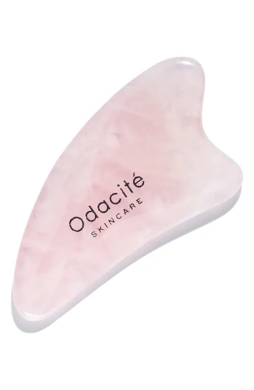 Odacité Crystal Contour Gua Sha Beauty Tool in Rose Quartz at Nordstrom | Nordstrom