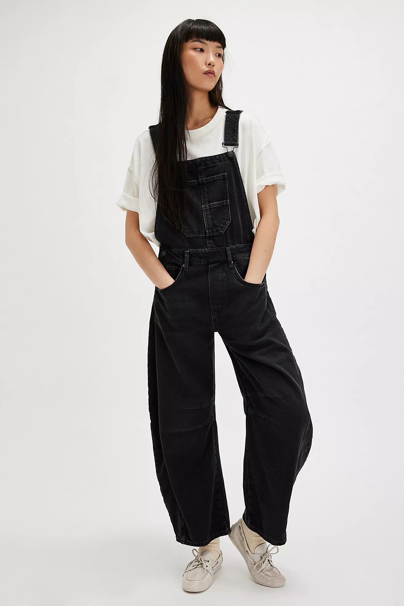 We The Free Good Luck Barrel Overalls | Free People (Global - UK&FR Excluded)