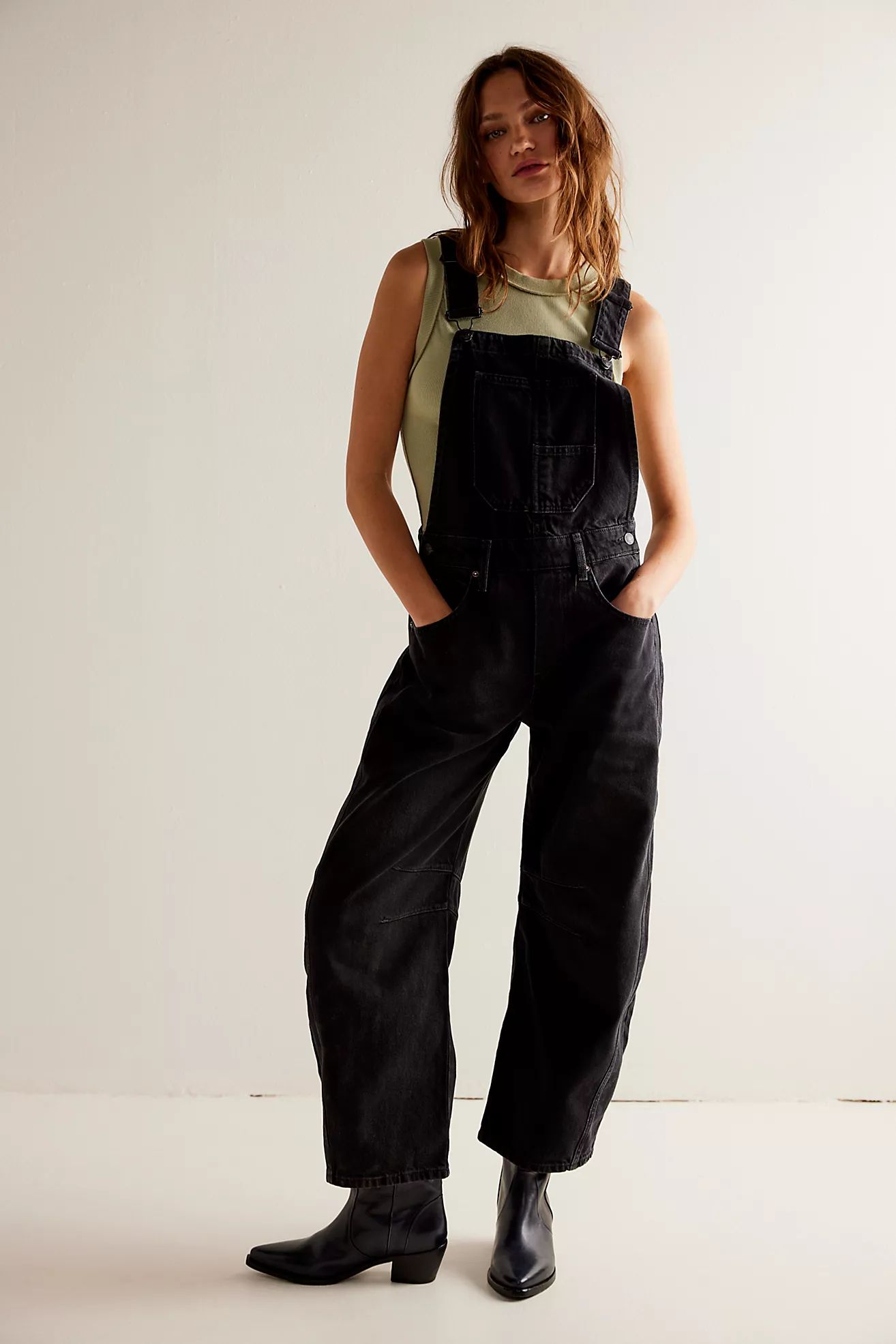 We The Free Good Luck Barrel Overalls | Free People (Global - UK&FR Excluded)