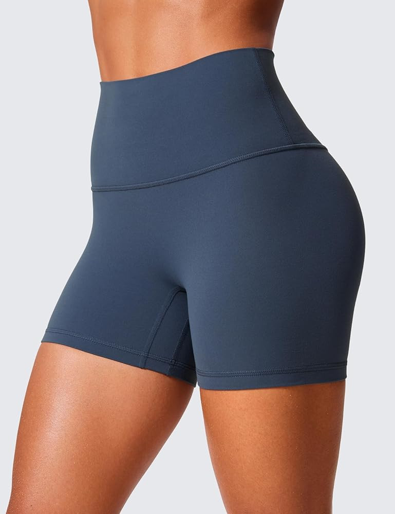 CRZ YOGA Secretsculpt Butterlift Biker Shorts 4" - No Front Seam High Waisted Womens Workout Gym ... | Amazon (US)