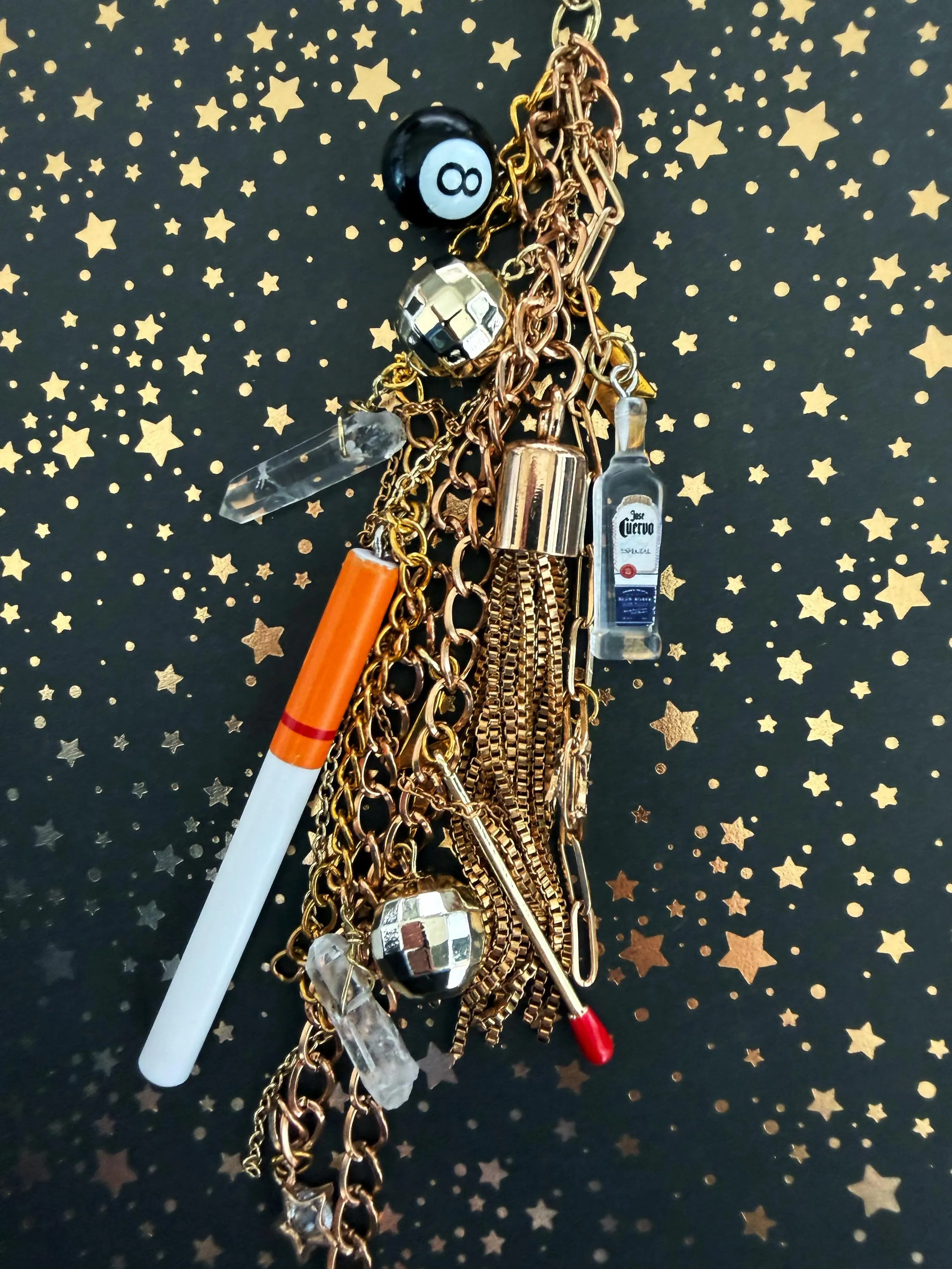STONED COLLECTION-Bad Habits Purse/Boot Charm (GOLD) | Etsy (Global)