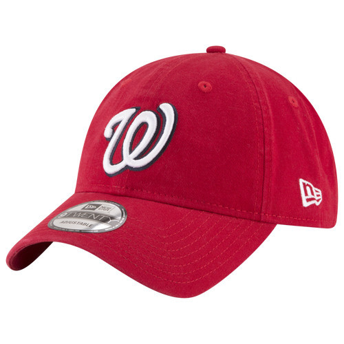 New Era Mens Washington Nationals New Era Nationals Game Cap - Mens White/Red Size One Size | Champs Sports