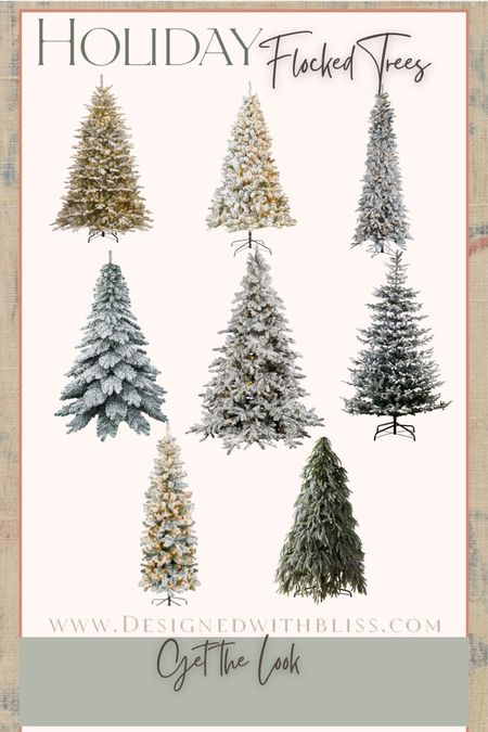 Flocked Christmas Tree ❄️ flocked, tree, faux, Christmas 

#LTKhome #LTKSeasonal #LTKHoliday