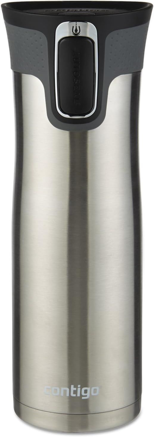 Contigo Autoseal West Loop Vacuum-Insulated Travel Mug, 20 Oz, Stainless Steel | Amazon (US)