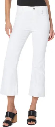 Liverpool Los Angeles Gia Glider Pull-On Crop Flare Jeans | Nordstrom | Nordstrom
