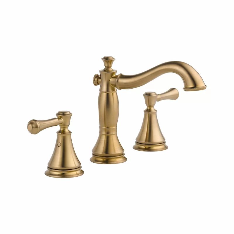 Cassidy Widespread Bathroom Faucet 3 Hole, 2-handle Bathroom Sink Faucet with Drain Assembly | Wayfair North America