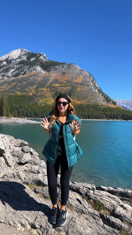 My hiking jumpsuit and vest ootd for lake minnewanka! I am wearing my normal small in both the jumpsuit and vest! 


#LTKfitness #LTKfindsunder100 #LTKstyletip
