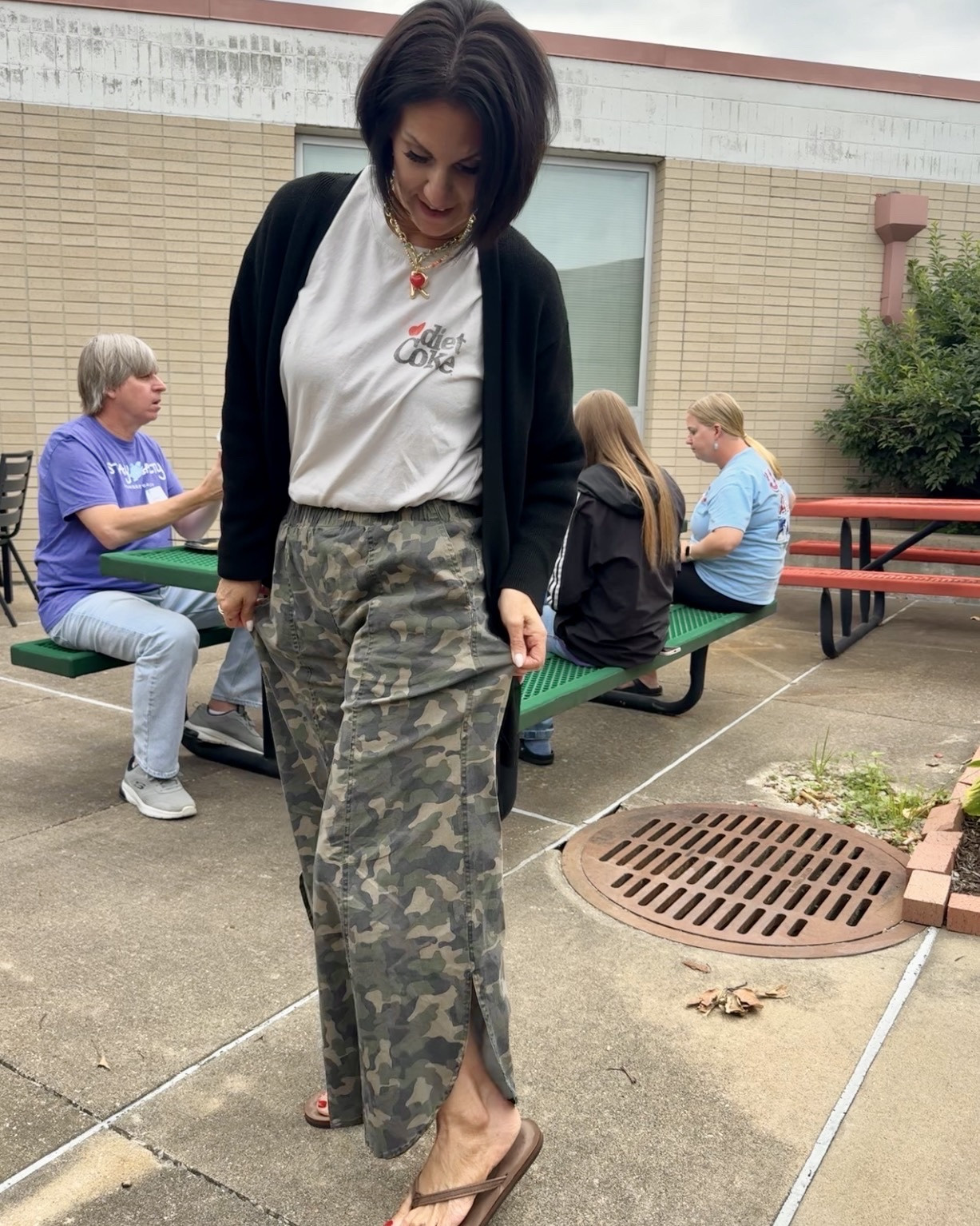 Love me some camo pants.    Links below.    The camo pants are a similar link, however exact item is from Westly.

#LTKgrwm #LTKootd #LTKOver40