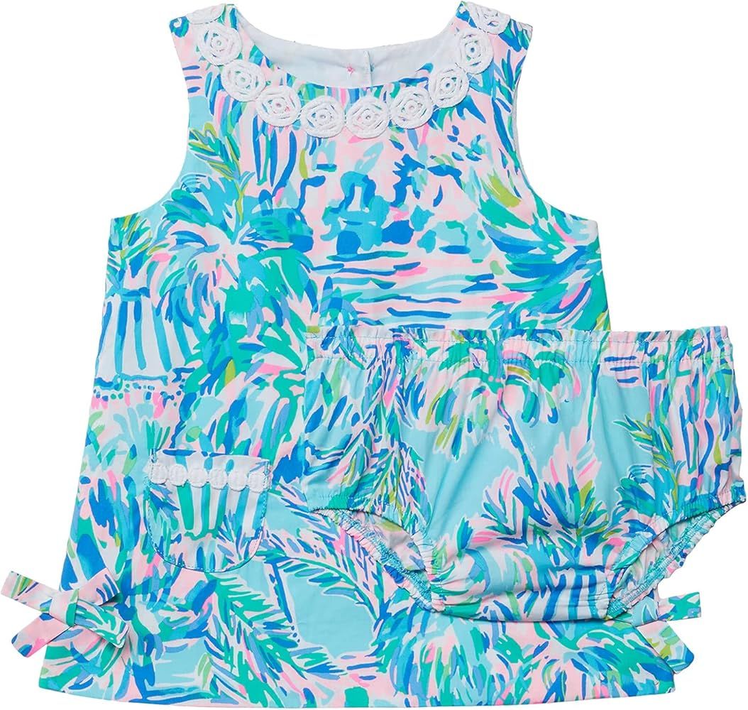 Lilly Pulitzer Baby Girl's Baby Lilly Shift Dress (Infant) Blue Ibiza Cabana Cocktail 18-24 Month... | Amazon (US)