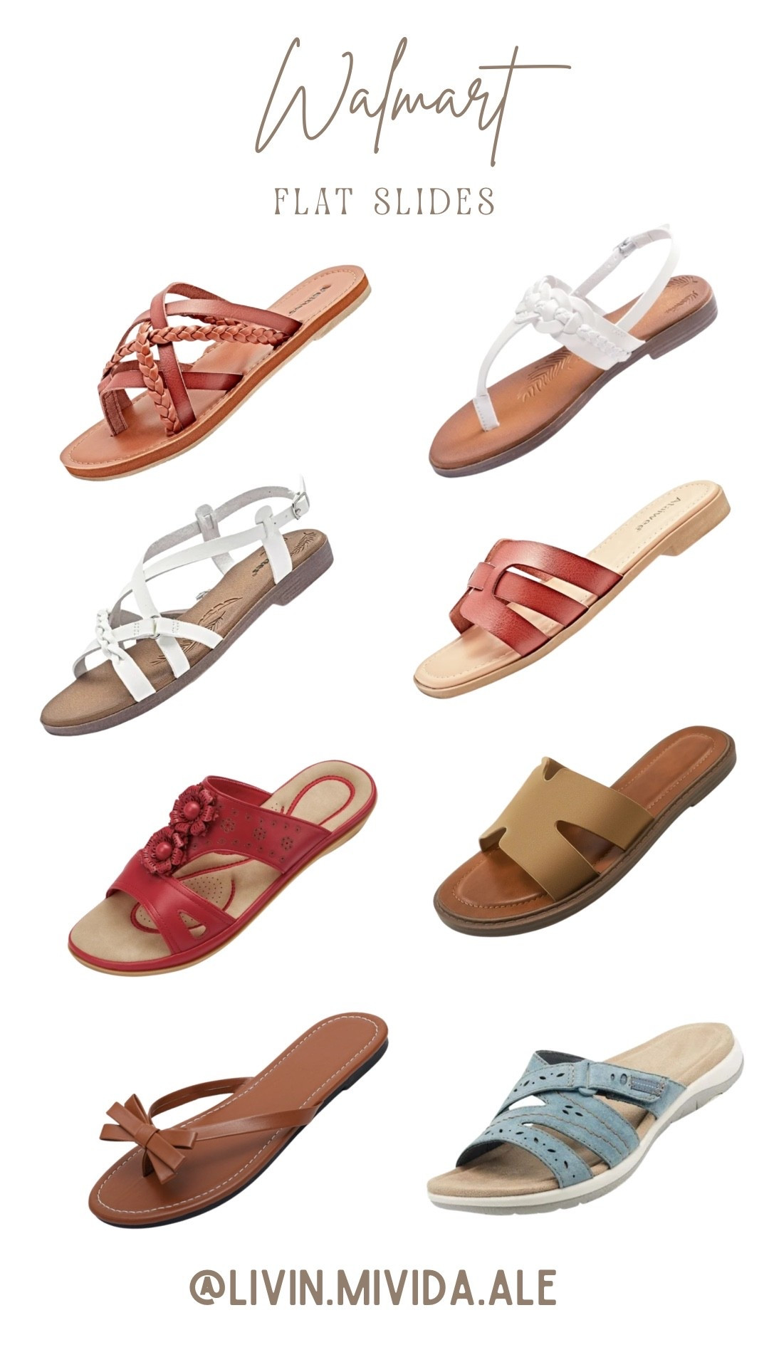 Flat slides  🩴 

#walmart #sandals #women

#LTKTravel #LTKBeauty #LTKSeasonal